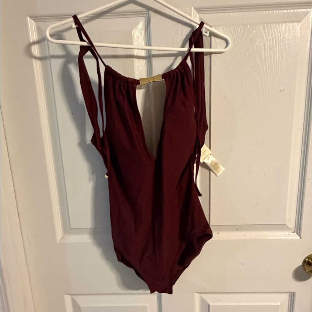 Kate Spade Deep Red Kids One Piece Bodysuit